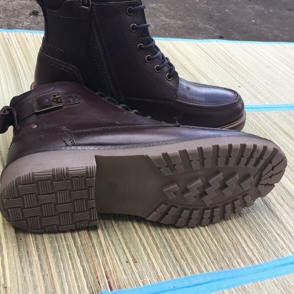 Nordstrom Reserved Footwear Lace-Up Mid Boot Brown main image 8